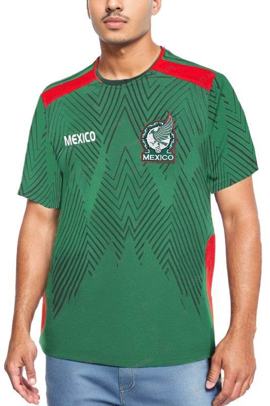 WEIV UNISEX MEXICO TEAM WORLD SOCCER JERSEYS TOP - Tops | MENLL